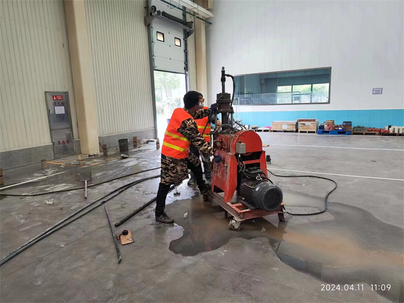 沾化厂房地面下沉塌陷注浆加固施工